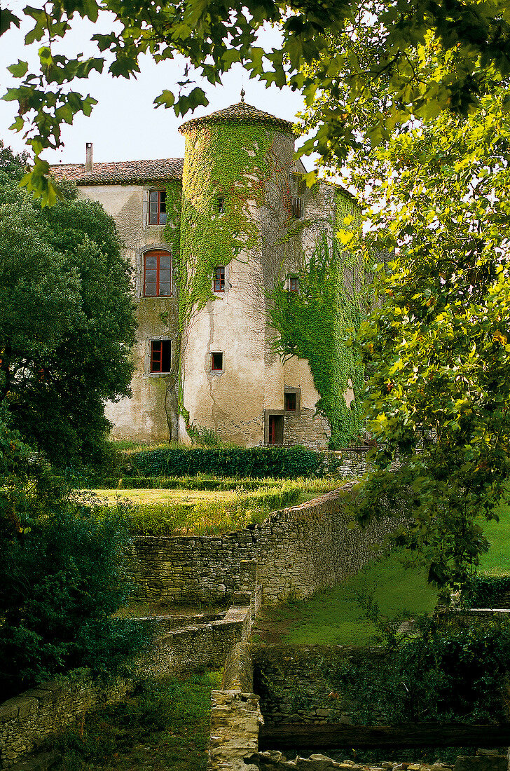 View of Castle Villarlong, South France