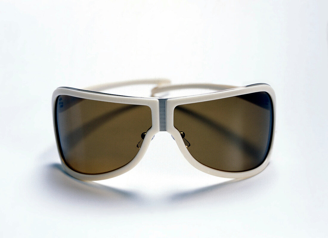 Aviator sunglasses on white background