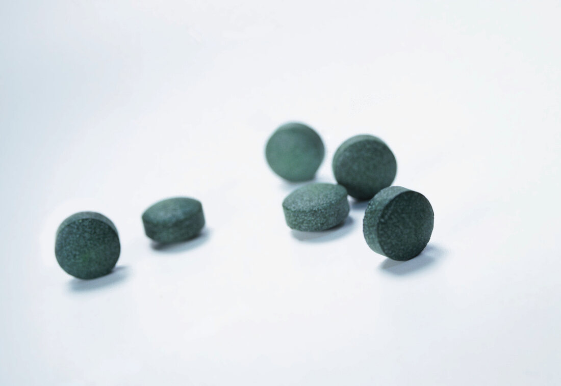 Tabletten aus Meeres - Algen 