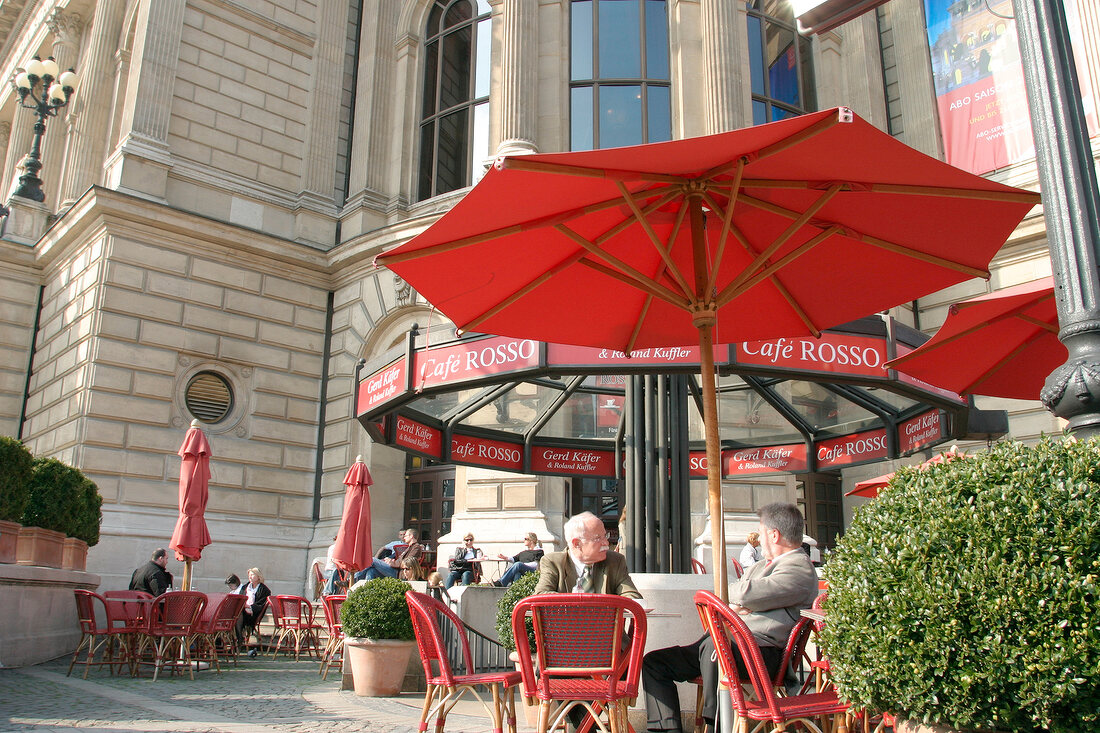 Café Rosso in der Alten Oper Café Café in Frankfurt