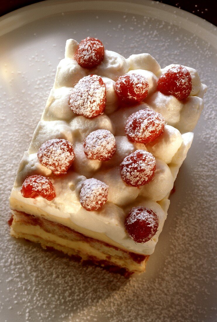 Tiramisu with Raspberries