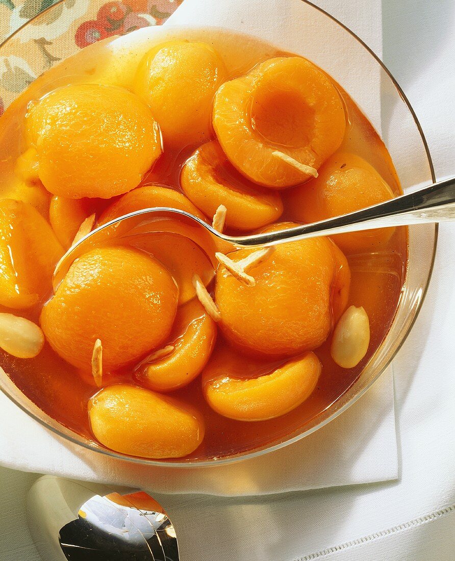 Apricot Compote with Almonds