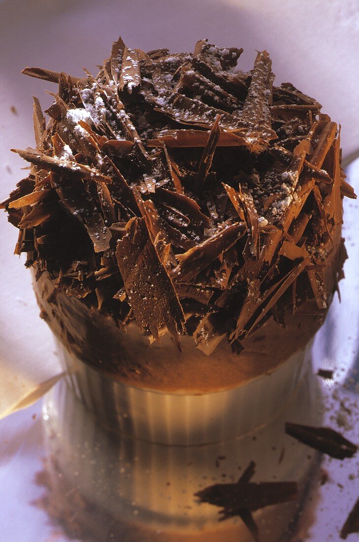 Chocolate Icecream Souffle with Chocolate Ruffles