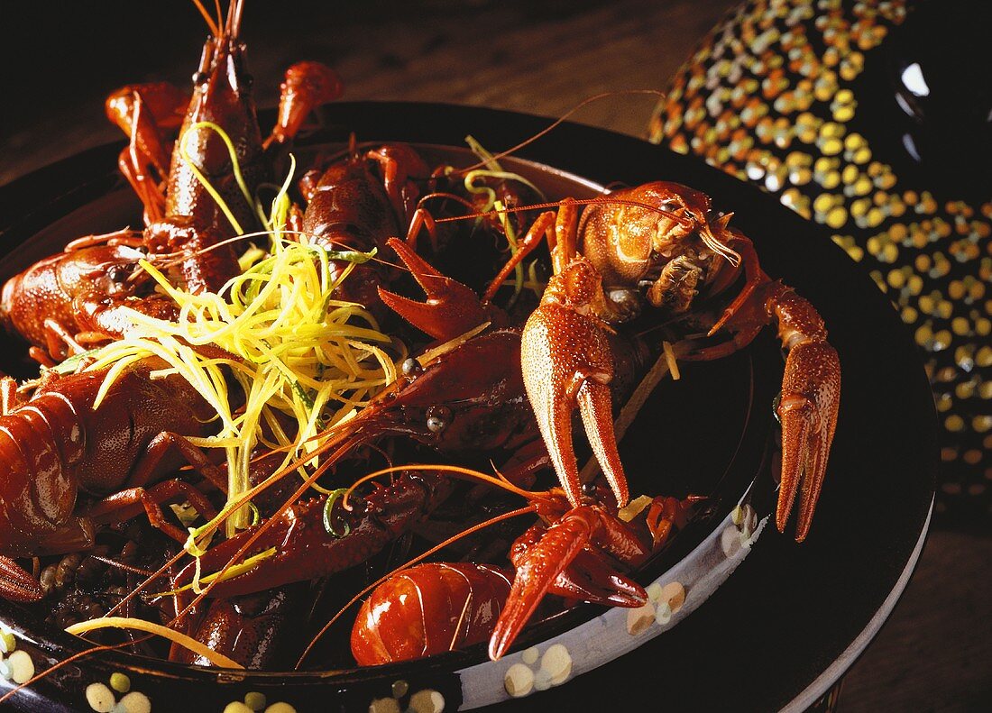 Freshwater Crayfish in Vegetable Broth