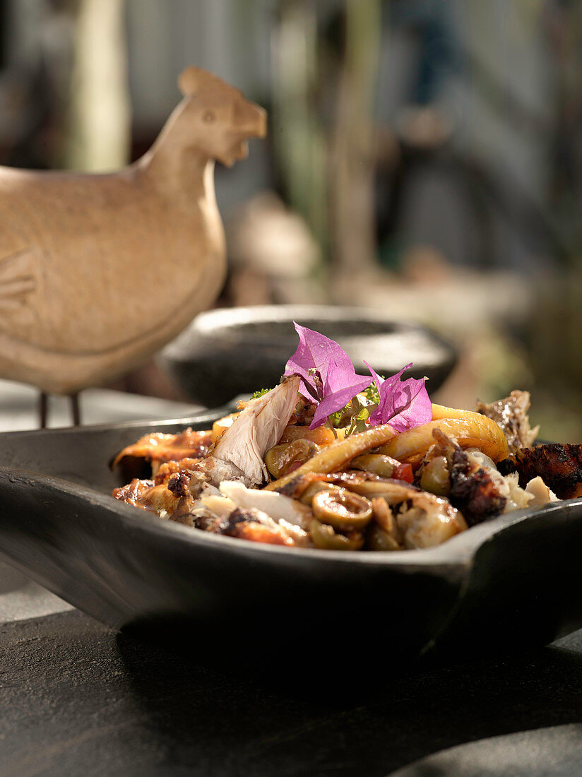 Tunisian-style chicken