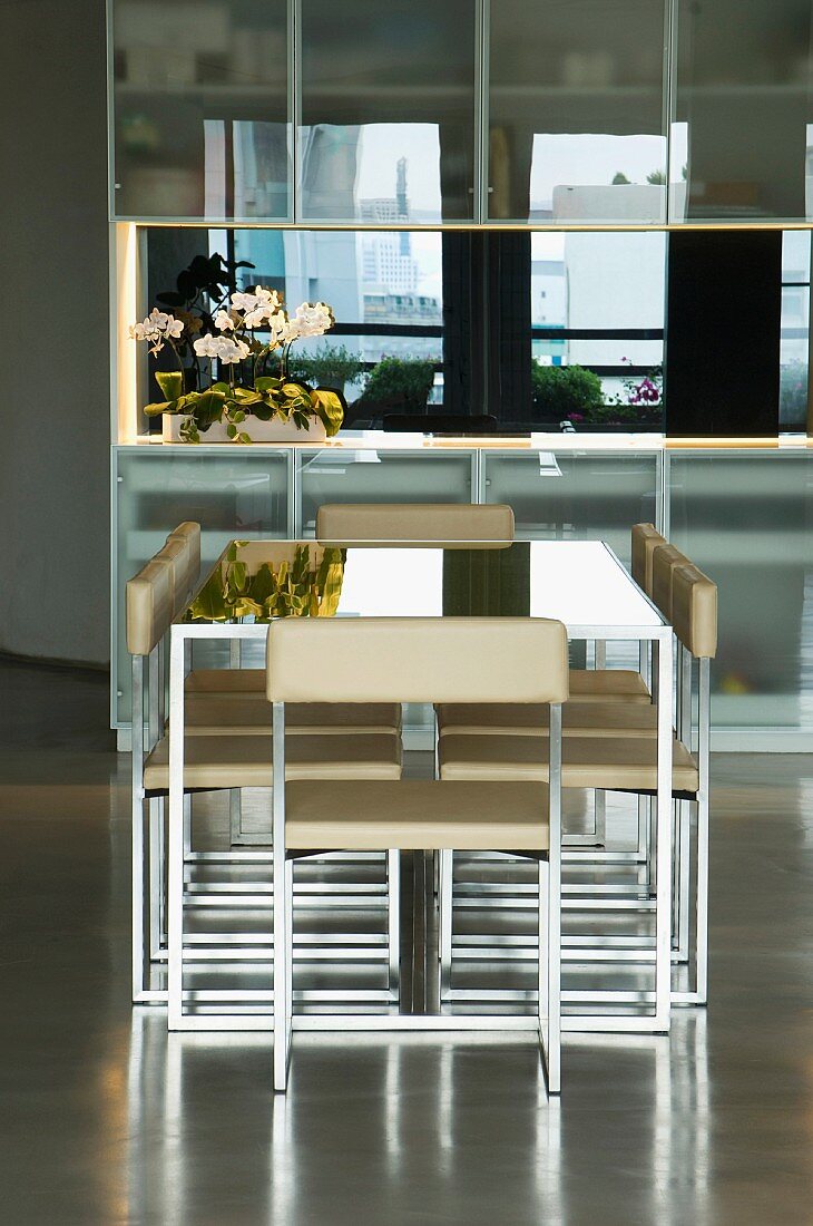 Modern dining table