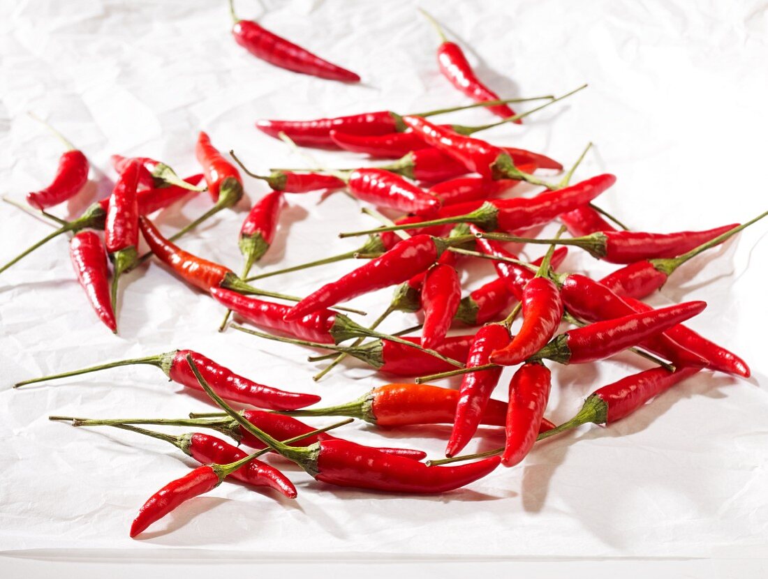 Fresh red chilli peppers