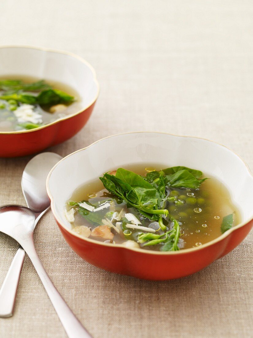 Bowl of Asian Pea Soup