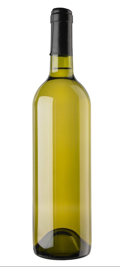 A white wine bottle