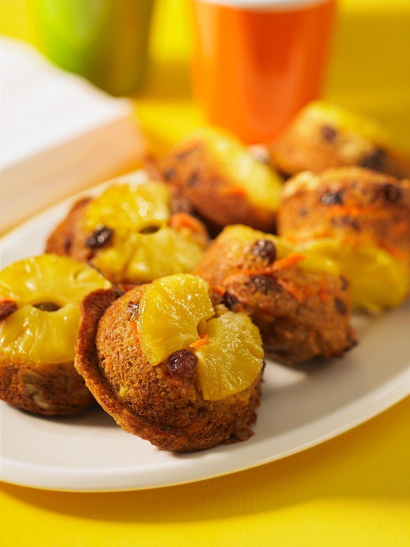 Gestürzte Ananas-Muffins