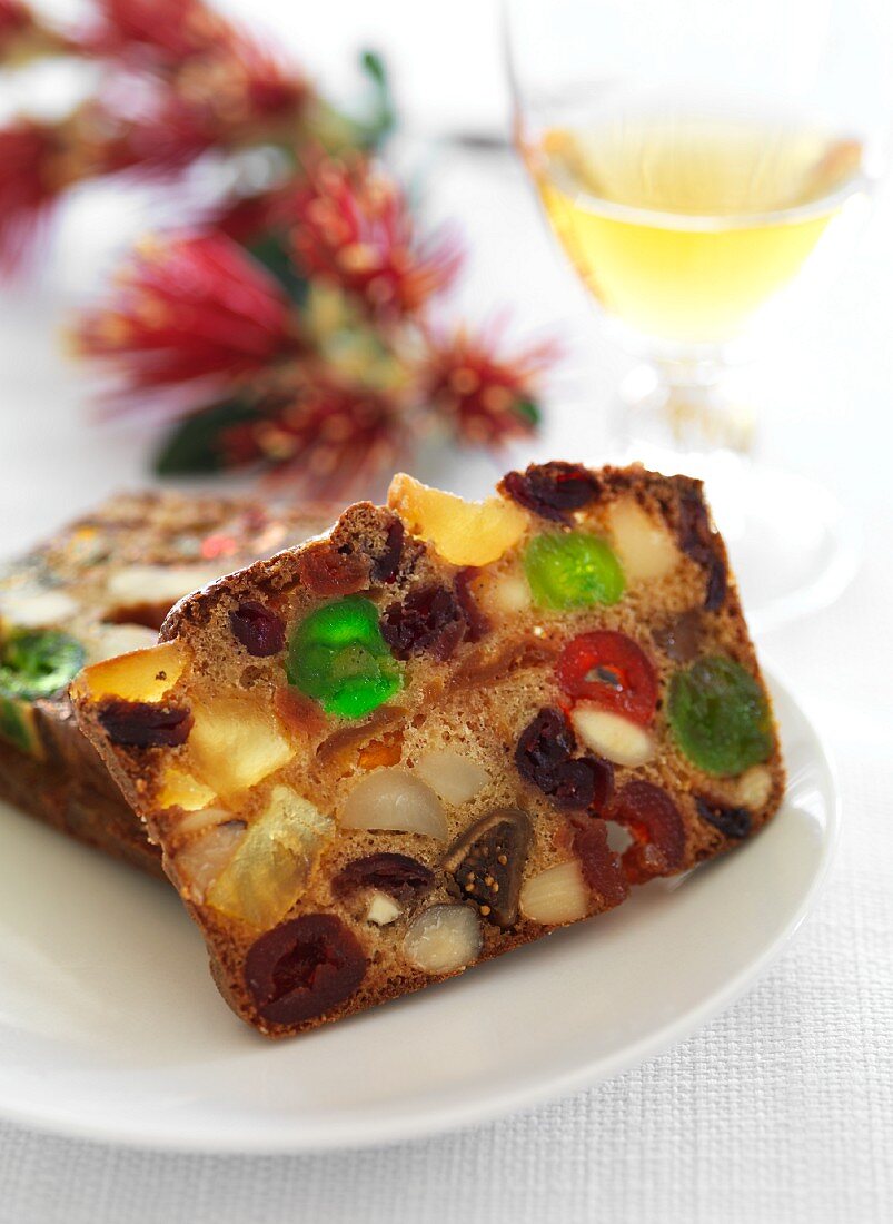 Cathedral Cake (English Christmas fruit cake)