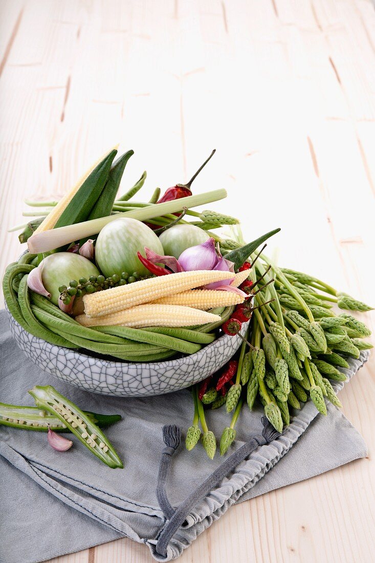 Rohes Thai-Gemüse