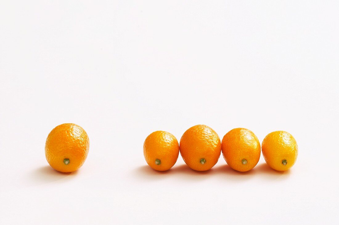 Fünf Kumquats