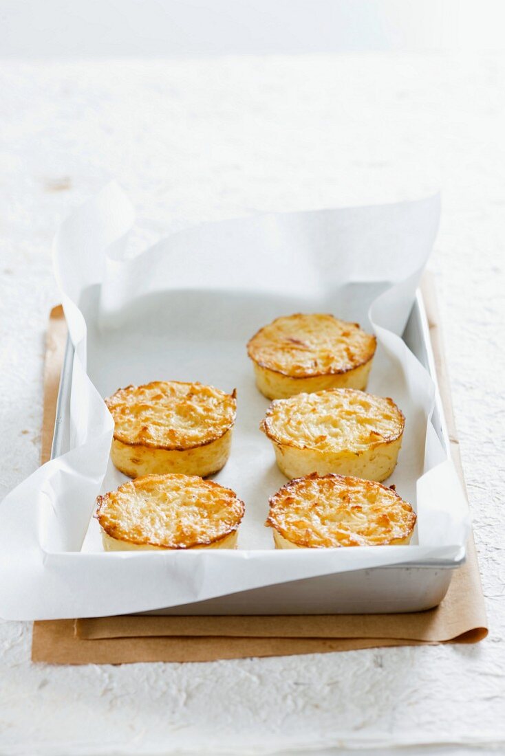 Baked potato cakes