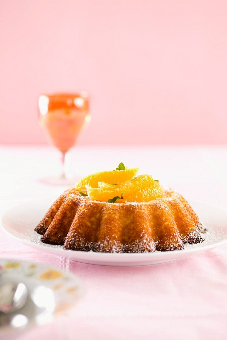 Orange and almond cake