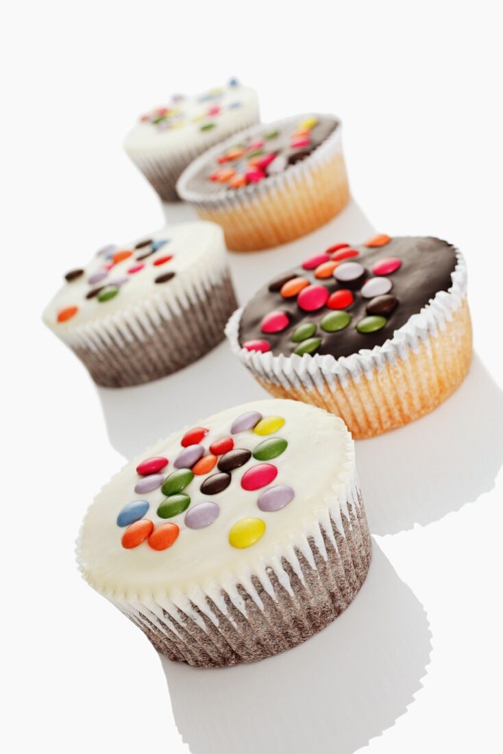 Bunte Cupcakes