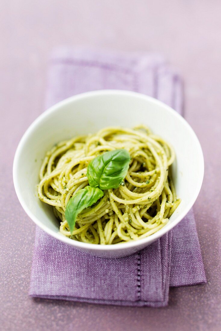 Spaghetti mit Pesto Genovese