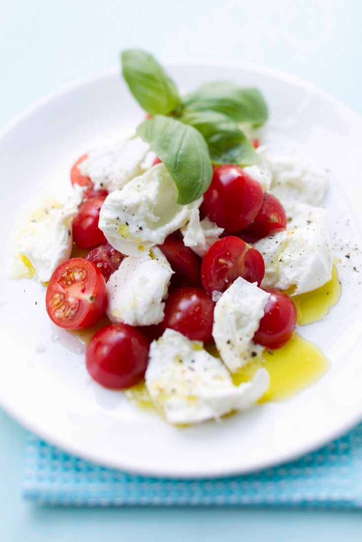 Tomato and mozzarella salad