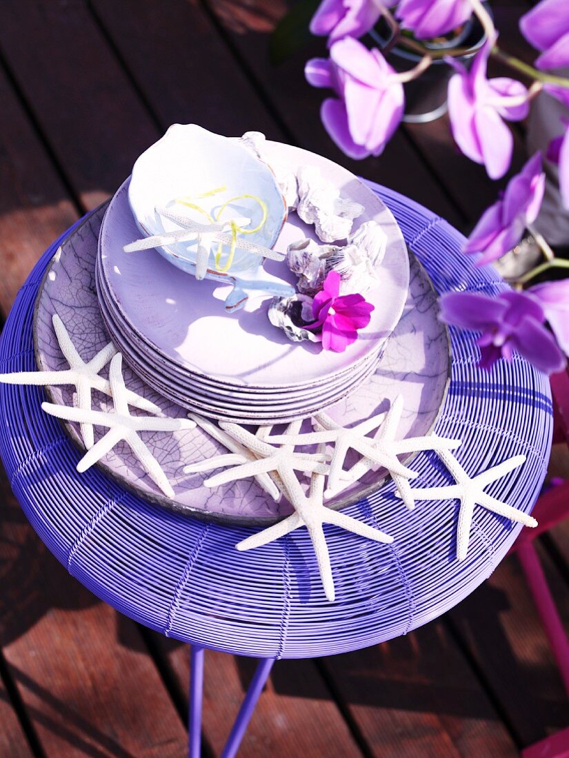 Caribbean table decoration