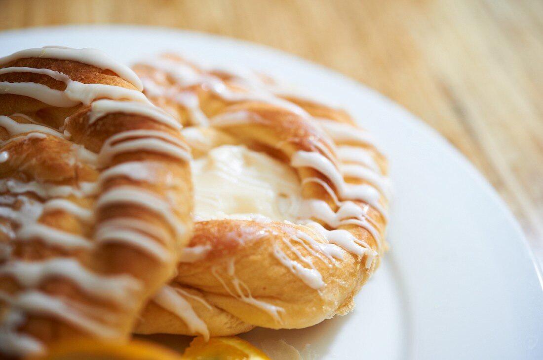 Cheese Danishes; Close Up