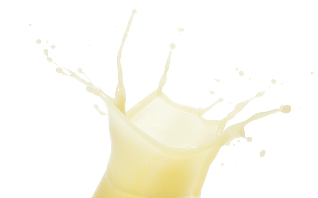 A splash of banana juice