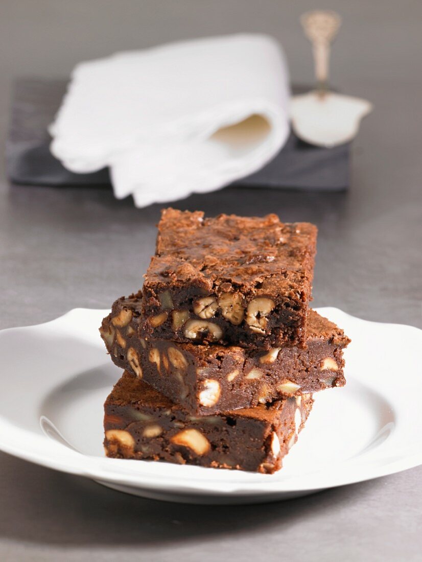 Brownies with nuts