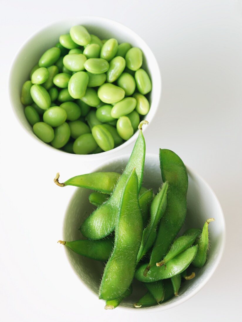 Edamame; In and Out of Pods