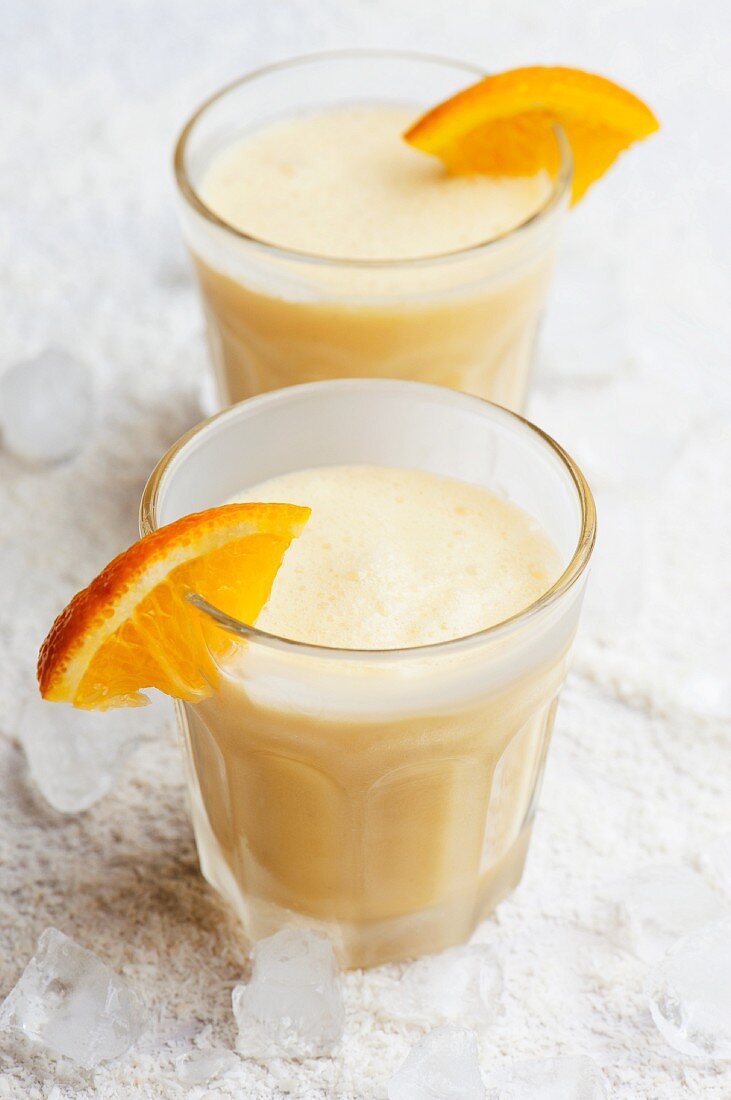 Orange smoothies