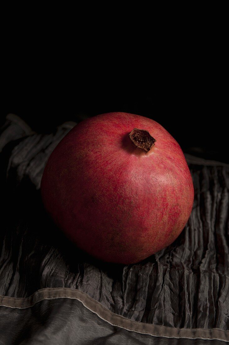 A whole pomegranate