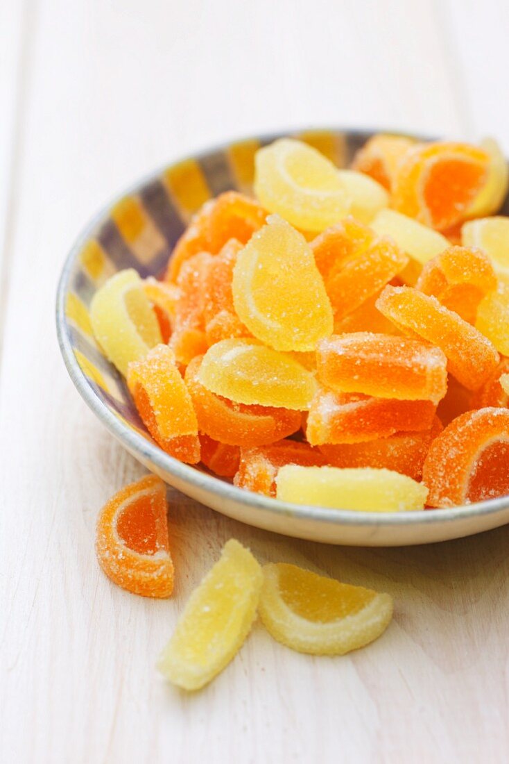 Candied citrus fruit