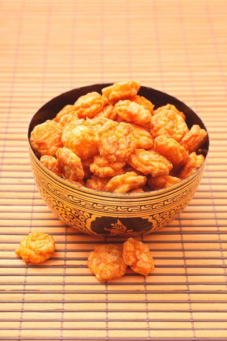 Oriental rice crackers