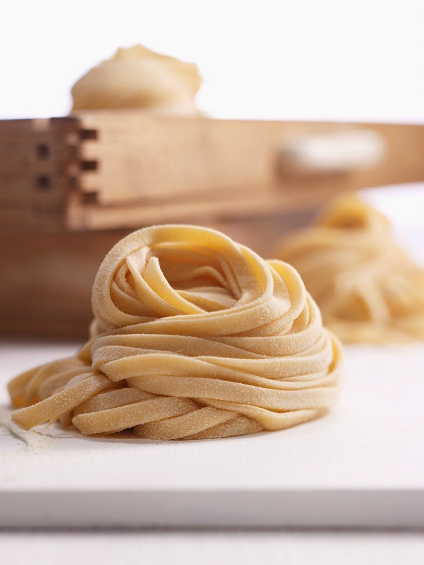 Fresh tagliatelle