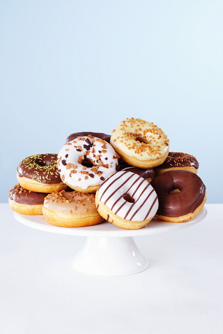 Doughnuts with different icing