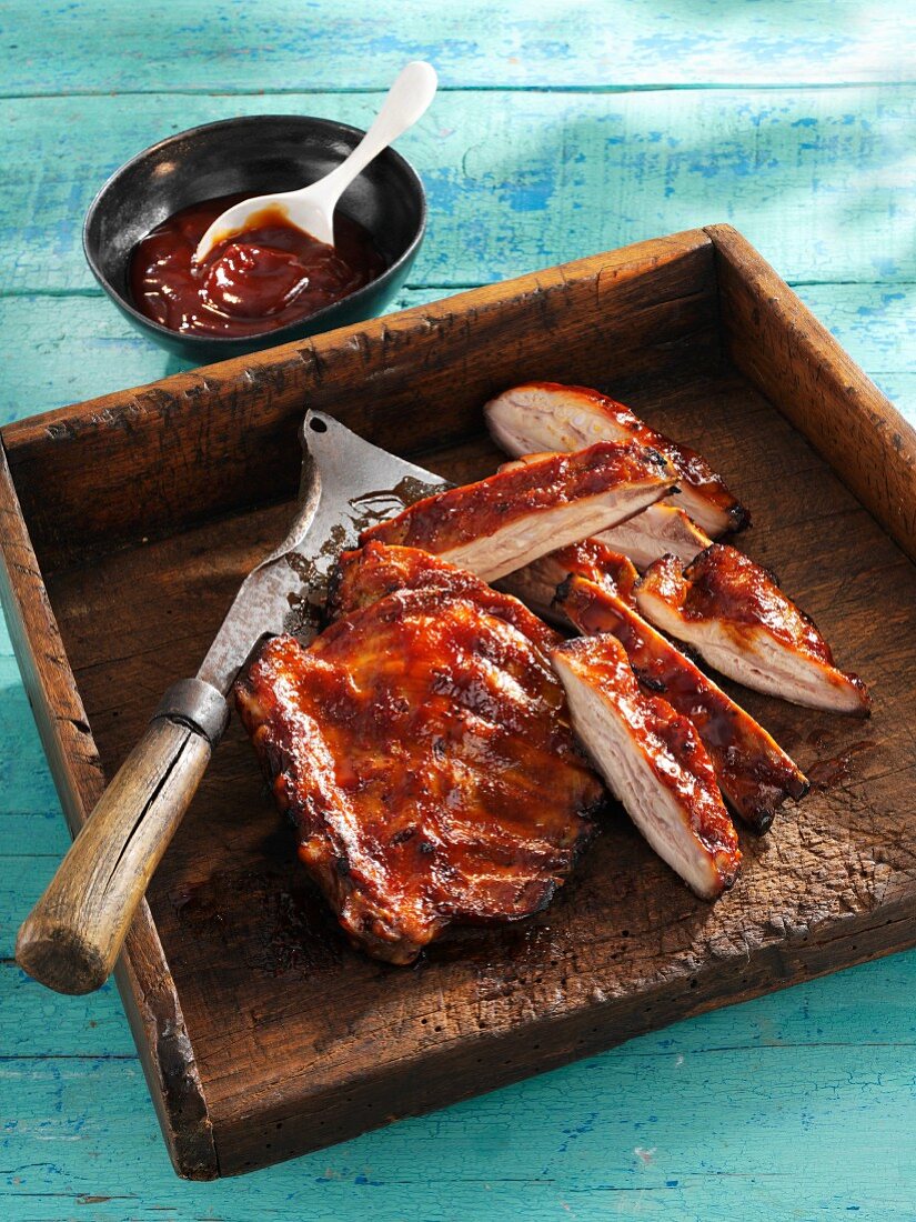 Spareribs vom Spanferkel