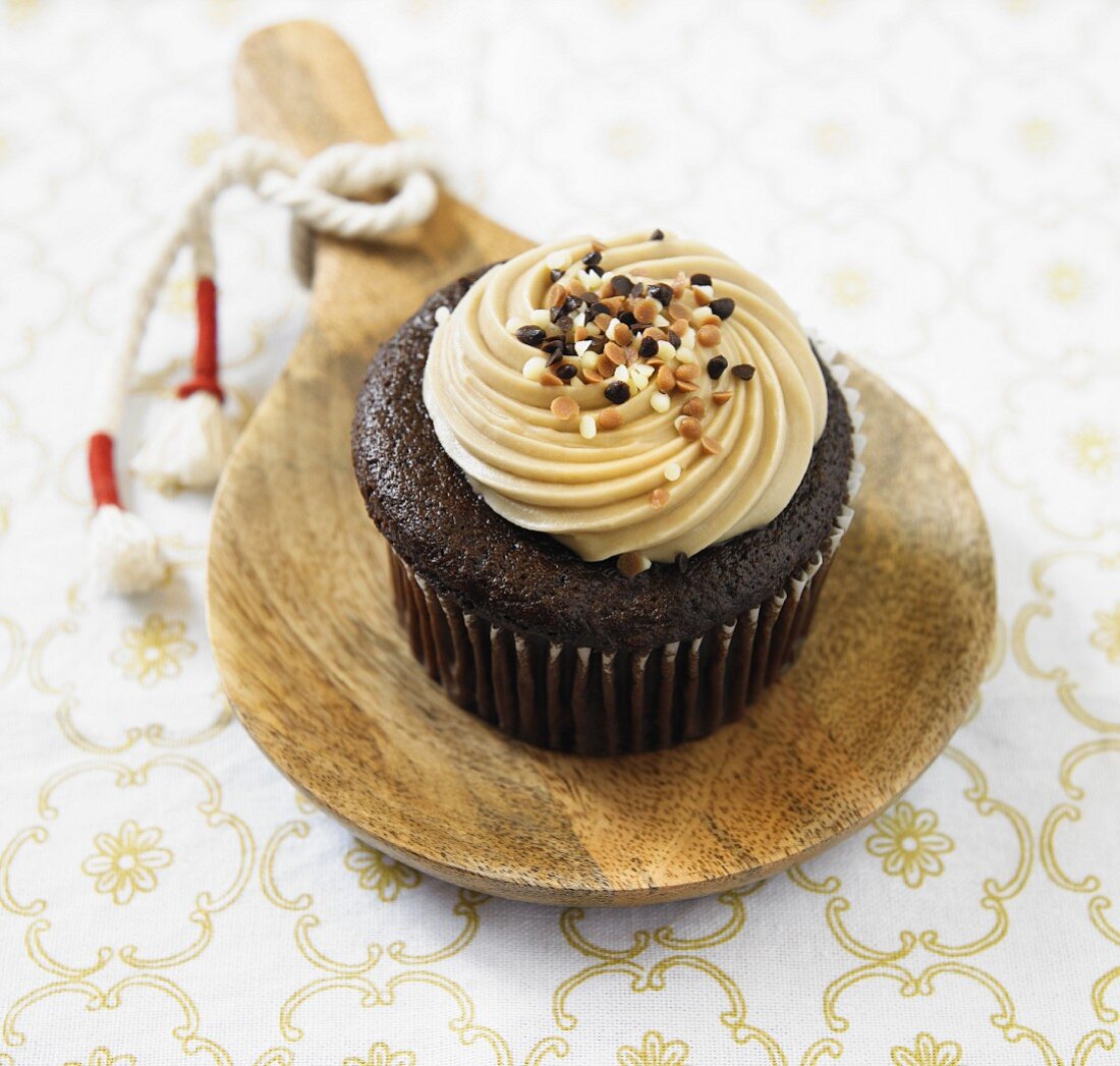 Organic Sea Salt, Caramel Chocolate Cupcake