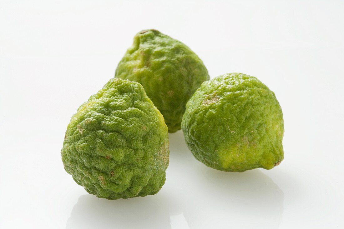 Three kafir limes
