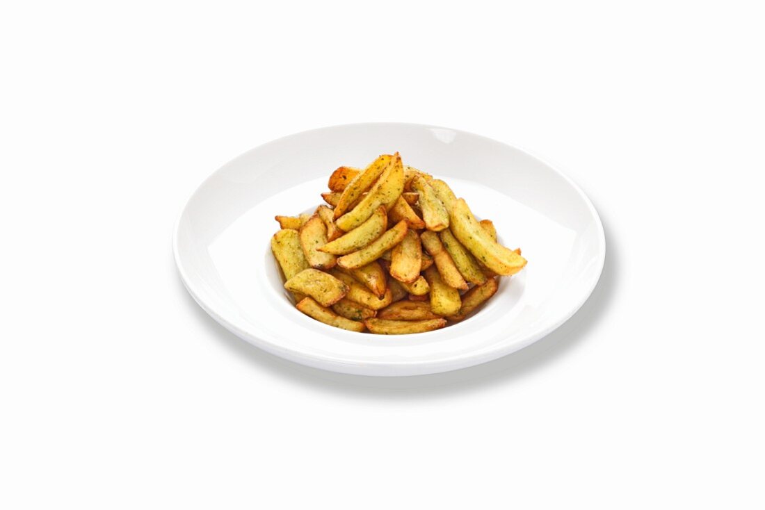 A plate of herb chips