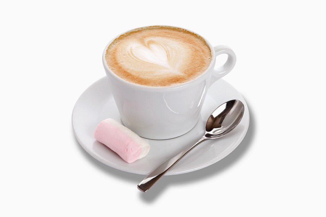 Cappuccino mit Marshmallow