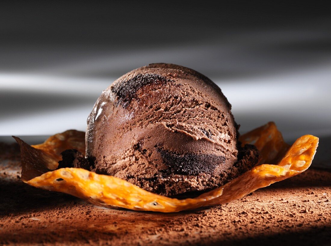 Truffle chocolate ice cream