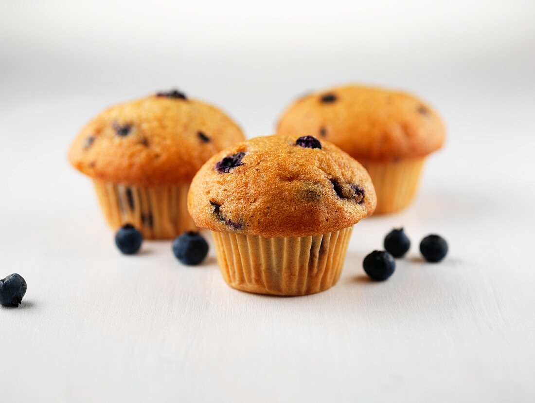 Minimuffins mit Heidelbeeren