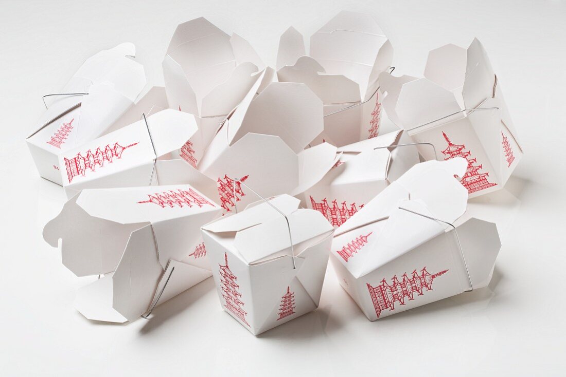 Empty Chinese Take-Out Containers