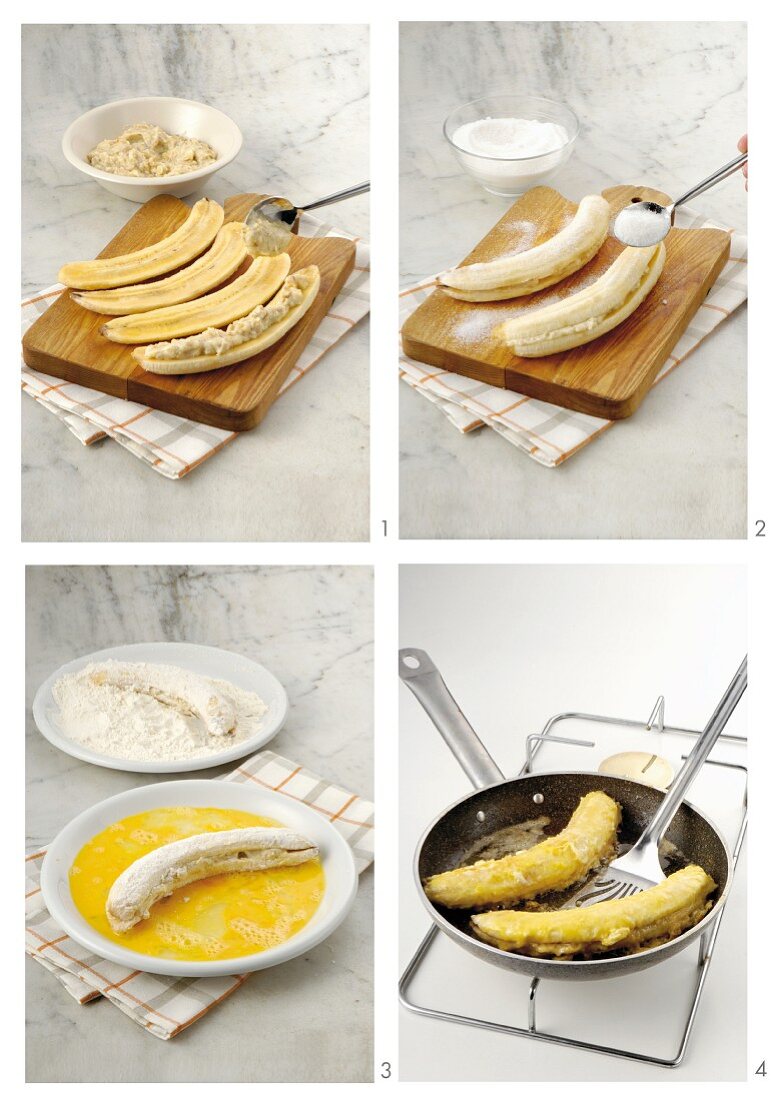 Gebratene Bananen zubereiten