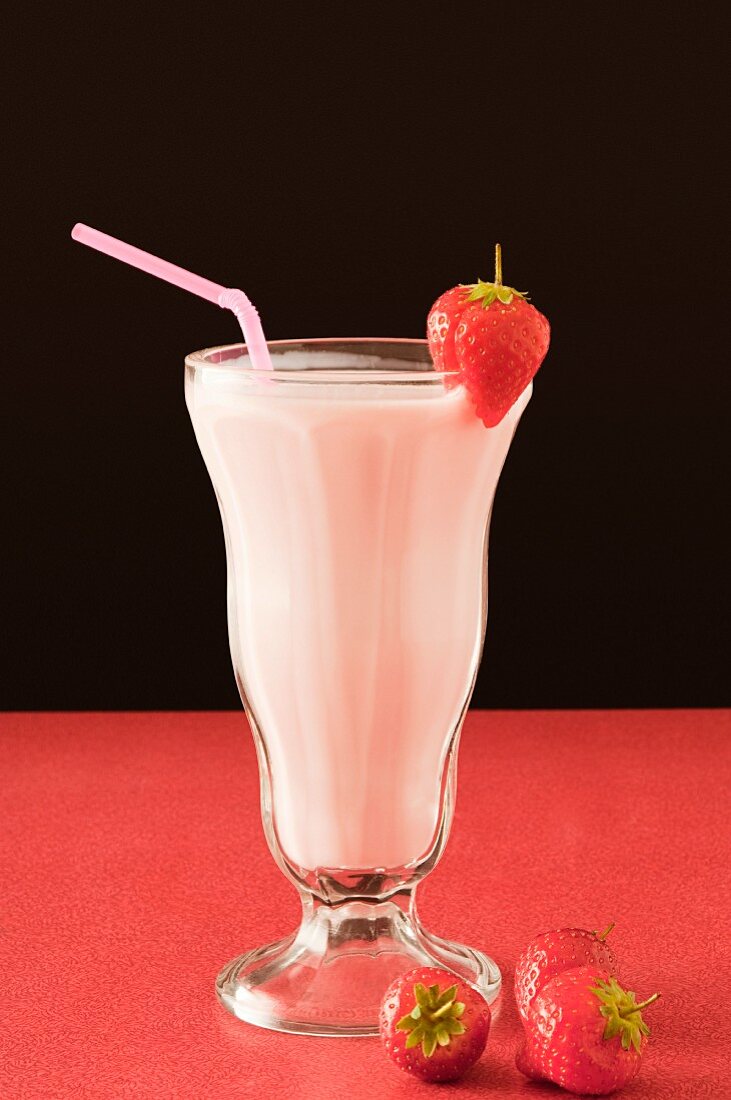 Strawberry milkshake