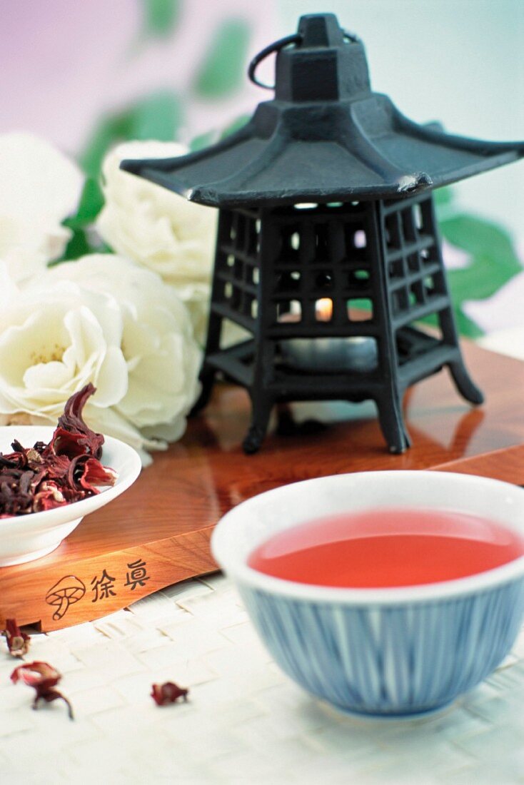Schale mit chinesischem Tee
