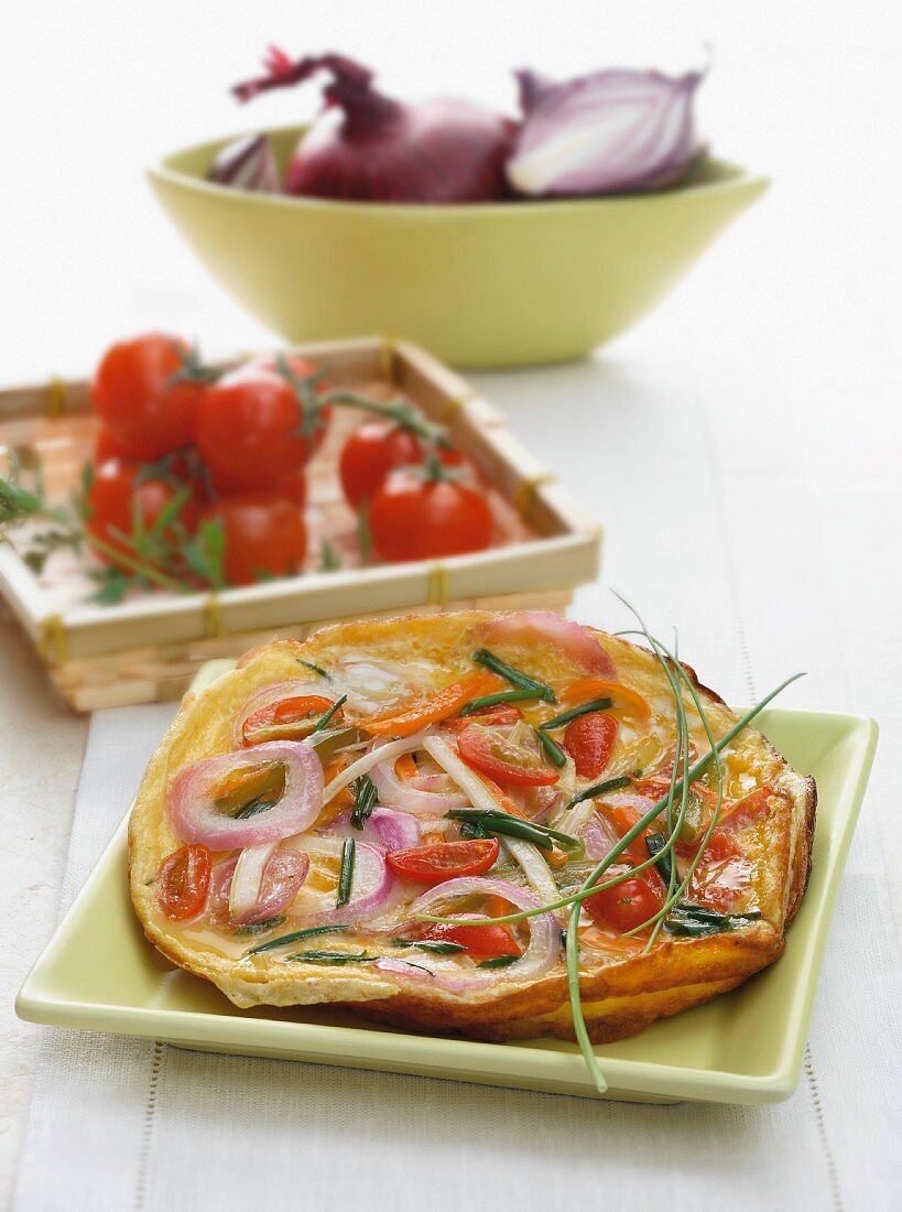 Vegetable omelette