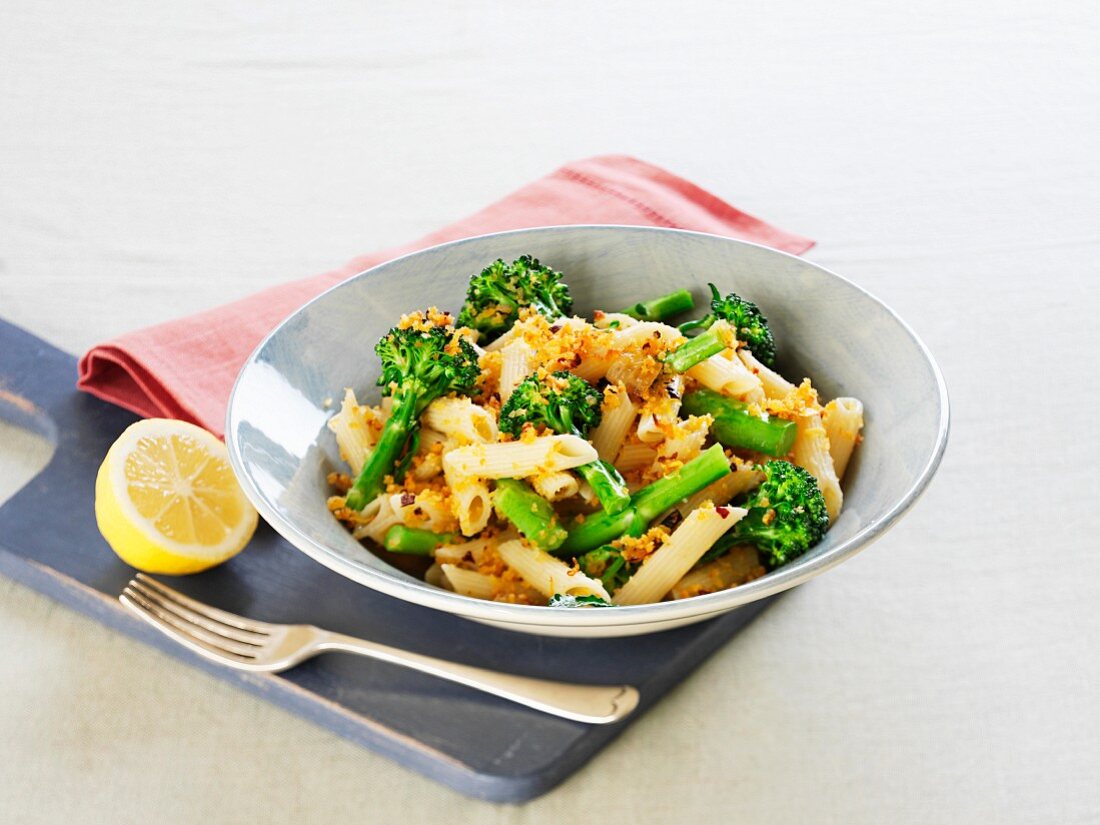 Penne with broccoli