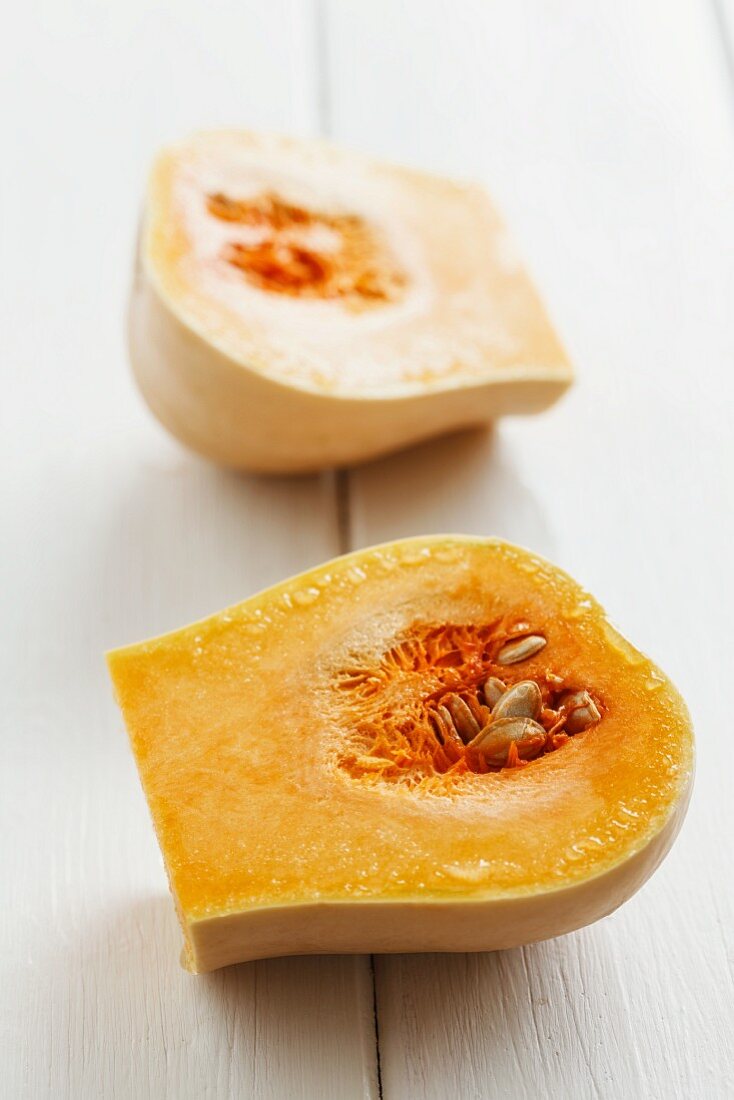 Butternut squash, halved