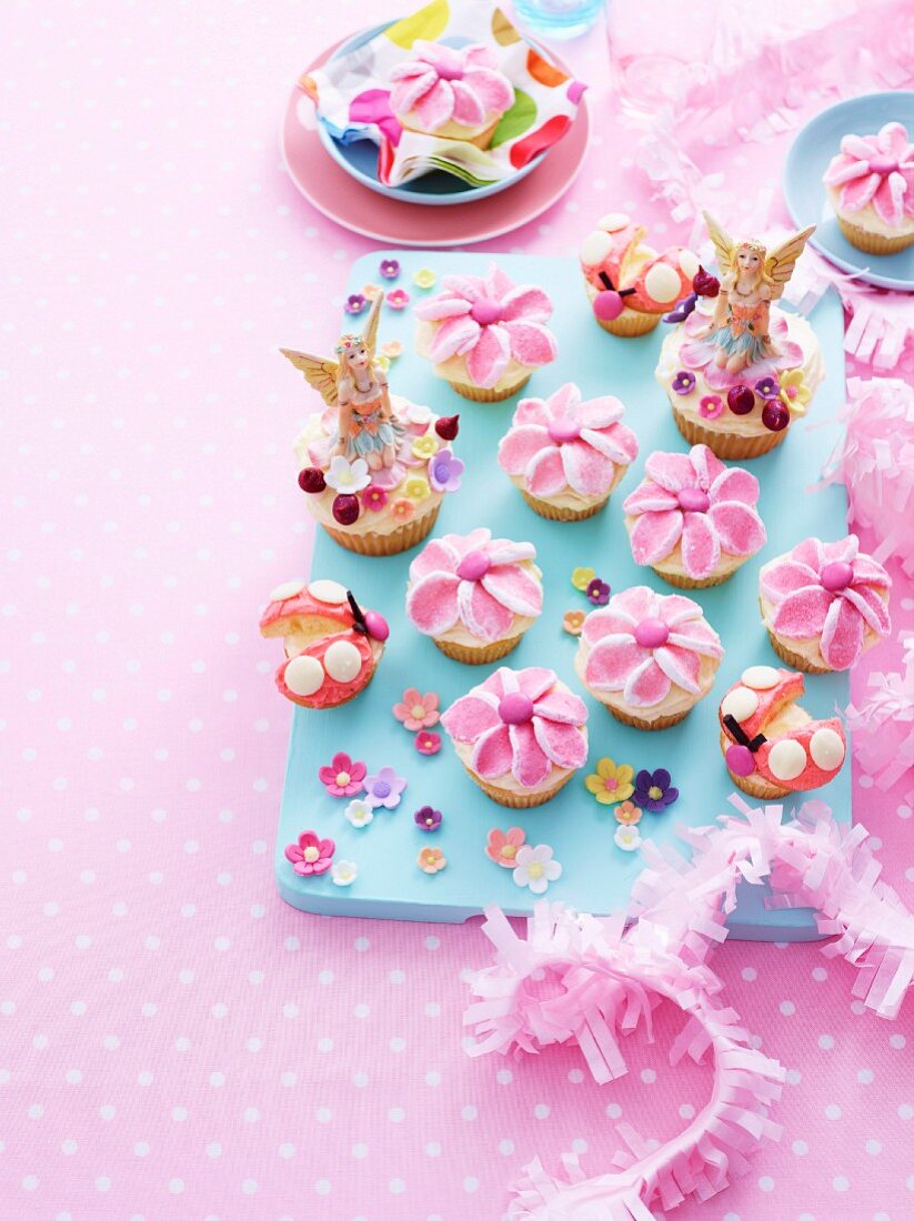Blumen-Cupcakes