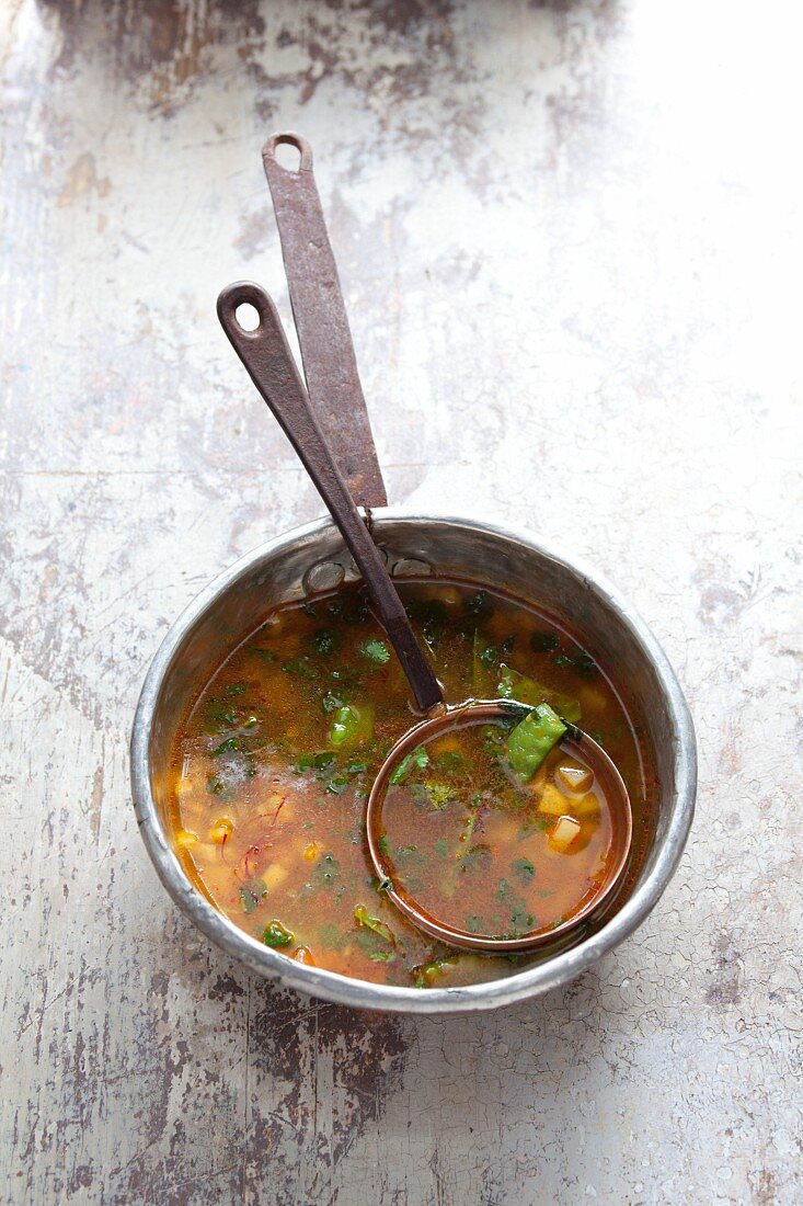 Watercress soup from the Canary Isles