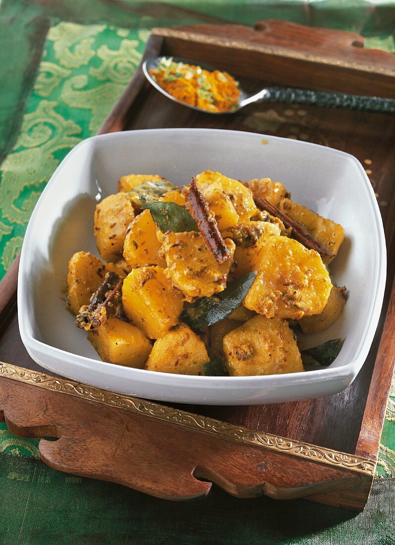 Spicy sweet potatoes (India)